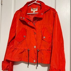 Michael Kors Vibrant Red Utility Jacket